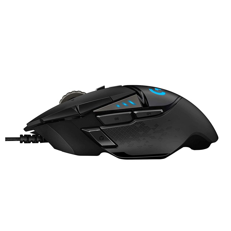  Mouse Logitech Gaming G502 Hero 16000DPI 11 Botones color Negro