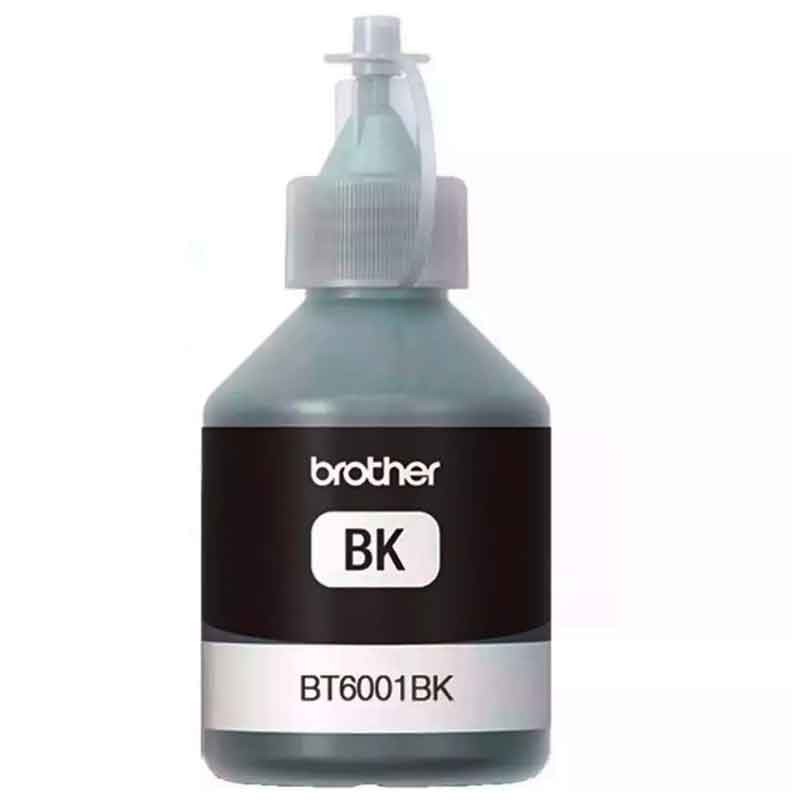 Botella Tinta BROTHER BT6001BK Negro DCP-T300 DCP-T500W DCP-T700W 