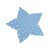 Tapete para Baño en forma de Estrella de Mar en color Azul BA-425199 Namaro Design