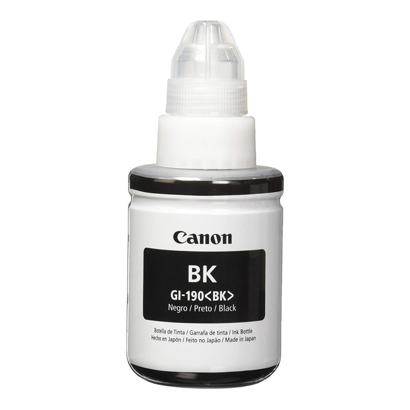 Botella De Tinta CANON GI-190  Negro 70ml