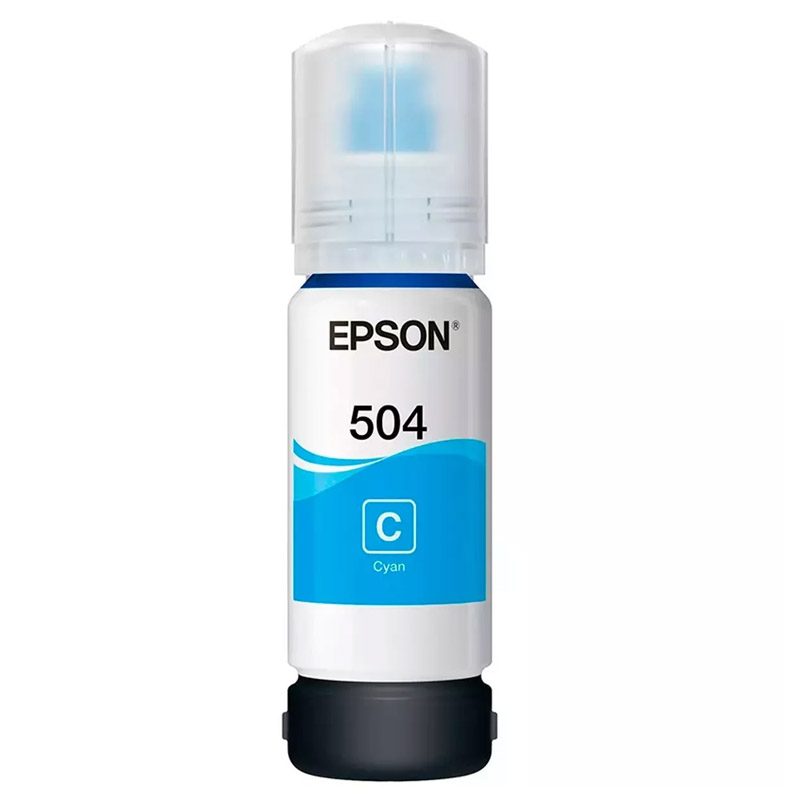 Tinta Epson T504 Cyan Ecofit L4150 L4160 L6161 L6171