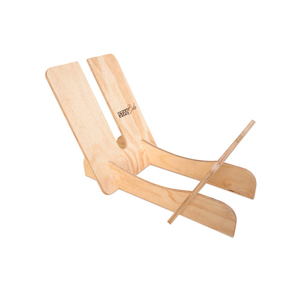 SOPORTE DE PISO DESARMABLE PARA BICICLETA - COLOR NATURAL