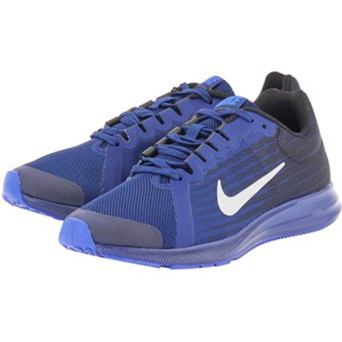 tenis nike azul con negro