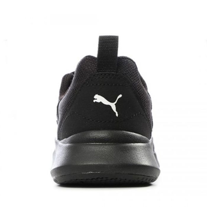 tenis puma negro con blanco