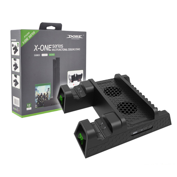 Xbox One / S / X Base Enfriadora, Cargadora Y Apoya Juegos