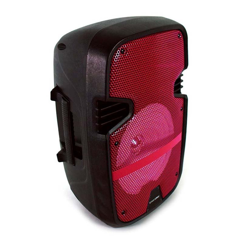 Bafles Bocina Amplificados Bluetooth 8 P Portatil St-80l Rojo