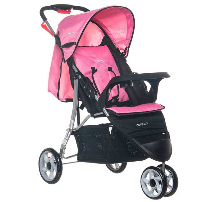 Carriola Jogger Corinto Pink, Infanti