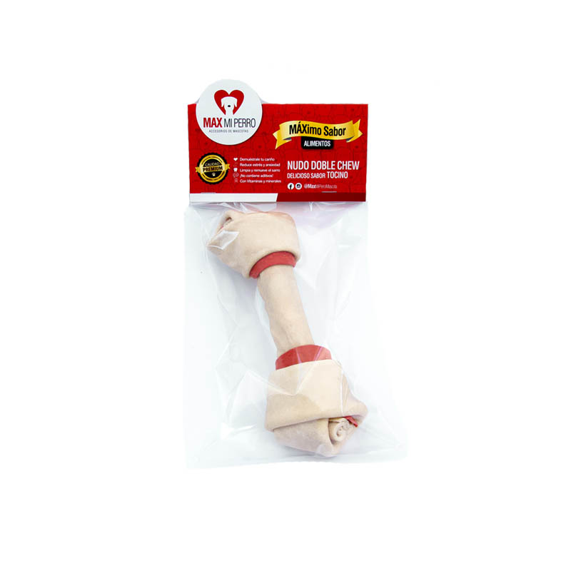 Hueso De Carnaza Doble Sabor - Tocino 8-9