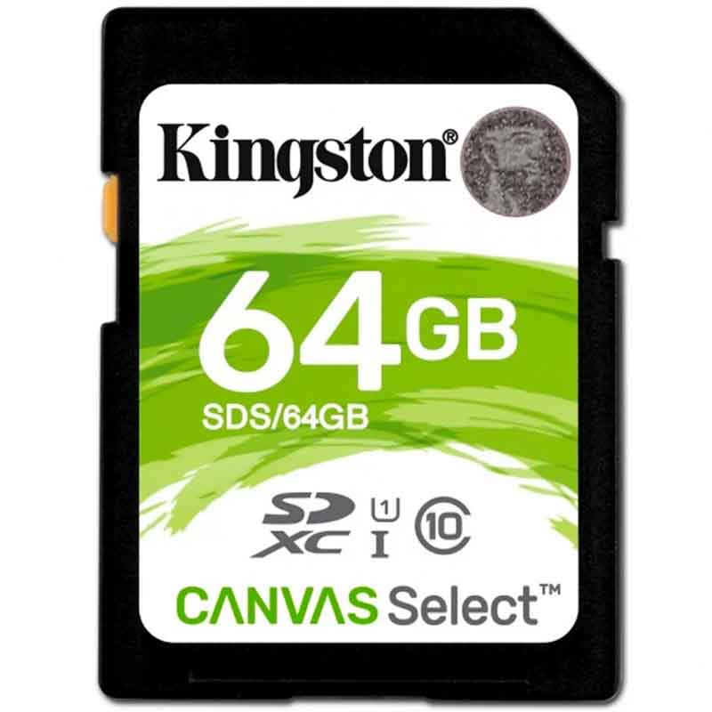 Memoria Sd Xc 64gb Graba Video Full Hd Kingston Sds/64gb