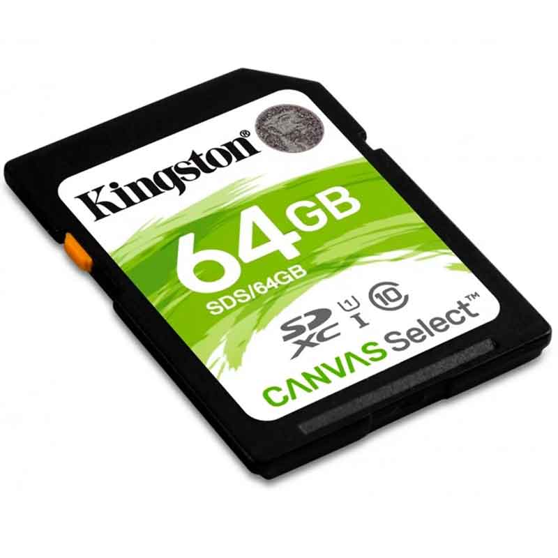 Memoria Sd Xc 64gb Graba Video Full Hd Kingston Sds/64gb