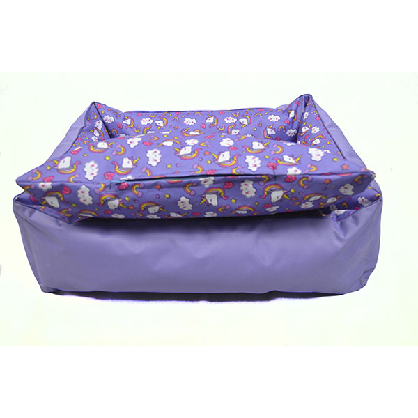 Cama Grande Para Mascota Modelo Unicornios Lunics Pets