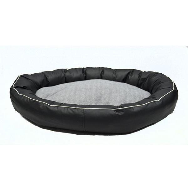 Cama Para Perro Premium Grande Negro Lunics Pets