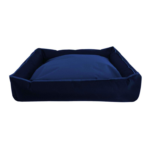 Cama Para Perro Mediana Cojin Azul Lunics Pets