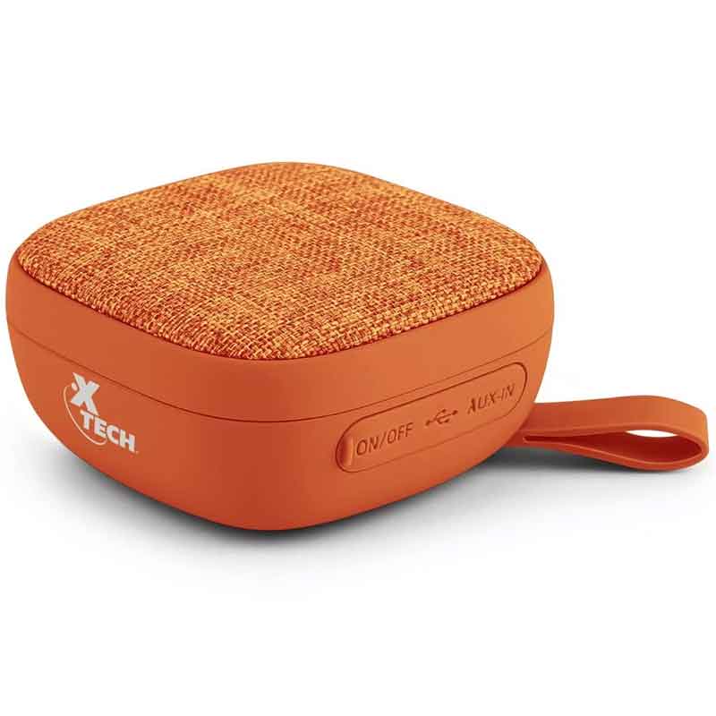 Bocina Portatil Inalambrica XTECH Bluetooth Naranja XTS-600OR