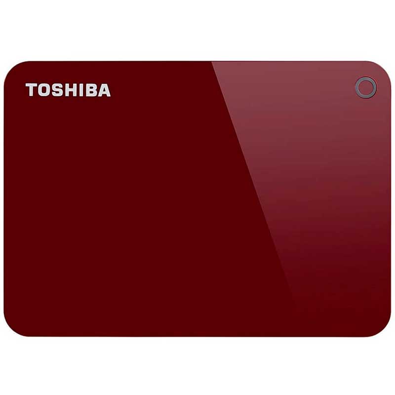 Disco Duro Externo 1TB TOSHIBA Canvio Advance USB 3.0 HDTC910XR3AA Rojo