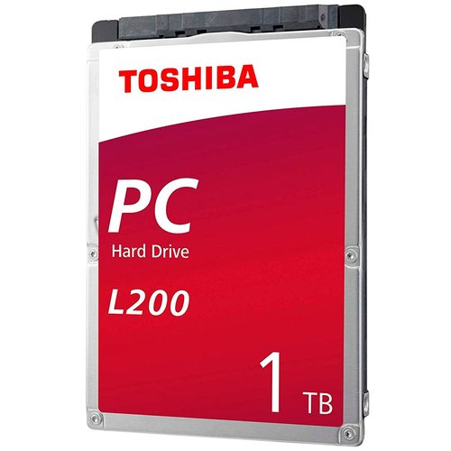 Disco Duro Interno 1TB Toshiba L200 5400RPM 2.5 SATA III HDWL110UZSVA 
