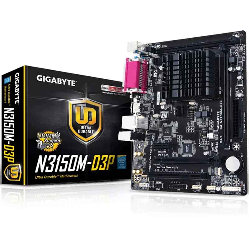 Tarjeta Madre Gigabyte Ga-n3150m-d3p N3150 1,6 Ghz Ddr3