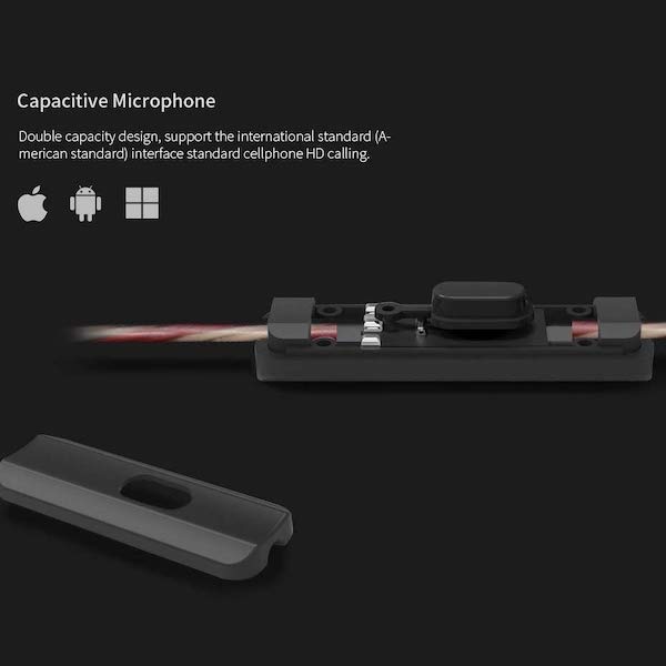 Audífonos KZ ES3 con Micrófono HiFi Híbridos Pro Jack 35mm para Gaming PC Xbox One PS4 Azul