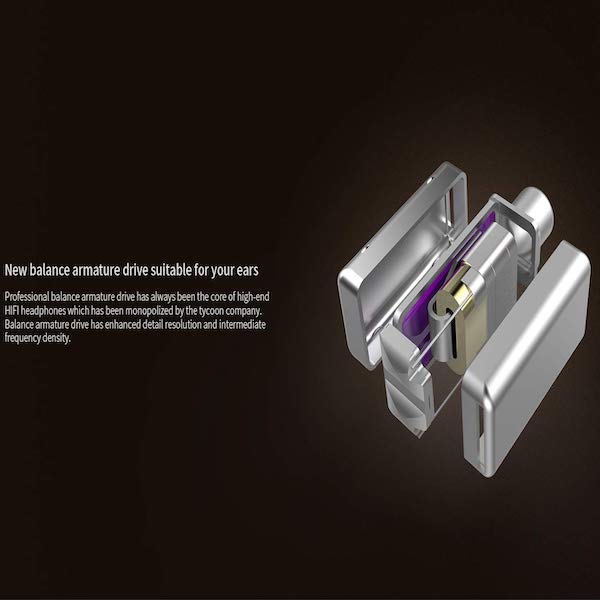 Audífonos KZ ES3 con Micrófono HiFi Híbridos Pro Jack 35mm para Gaming PC Xbox One PS4 Azul