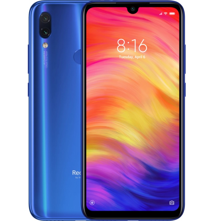 Celular Xiaomi Redmi Note 7 128GB 4GB RAM 6.3 pulgadas 48mp Version Global Desbloqueado Nuevo AZUL