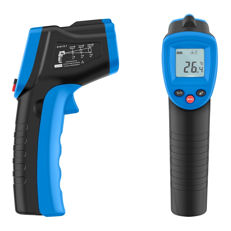Termómetro infrarrojo digital tipo pistola