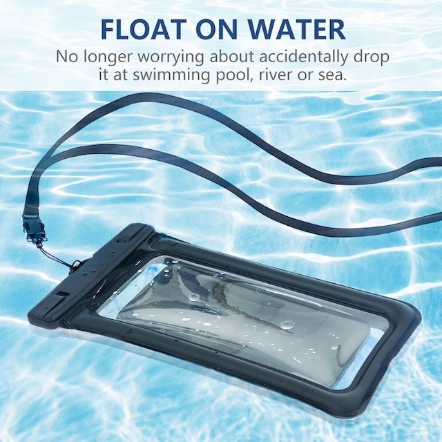 Protector para Celular Resistente al Agua IPX8 con Flotador 