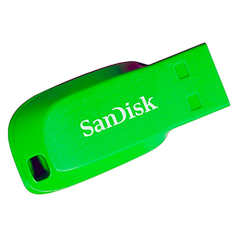 Memoria Usb 16gb Sandisk Cruzer Blade 2,0 SDCZ50C016GB35GE Verde