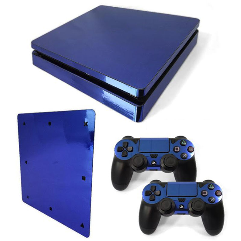 Download Ps4 Slim Skin Estampa Pegatina Para Playstation 4 Slim Azul