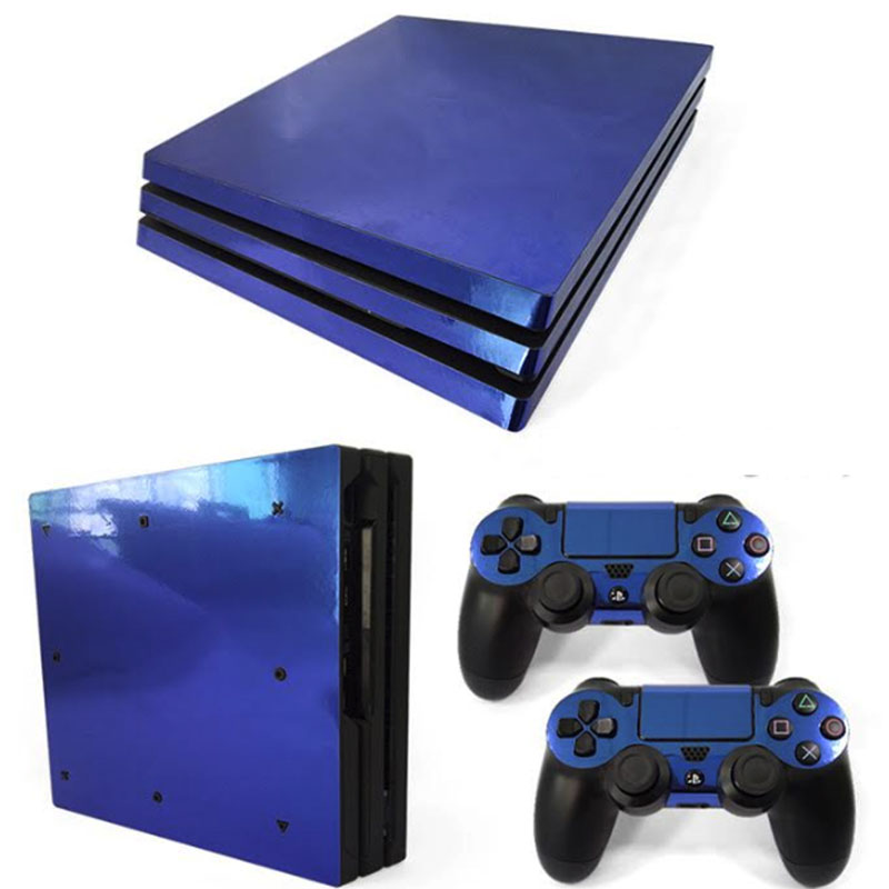 Ps4 Pro Skin Estampa Pegatina Para Playstation 4 Pro Azul