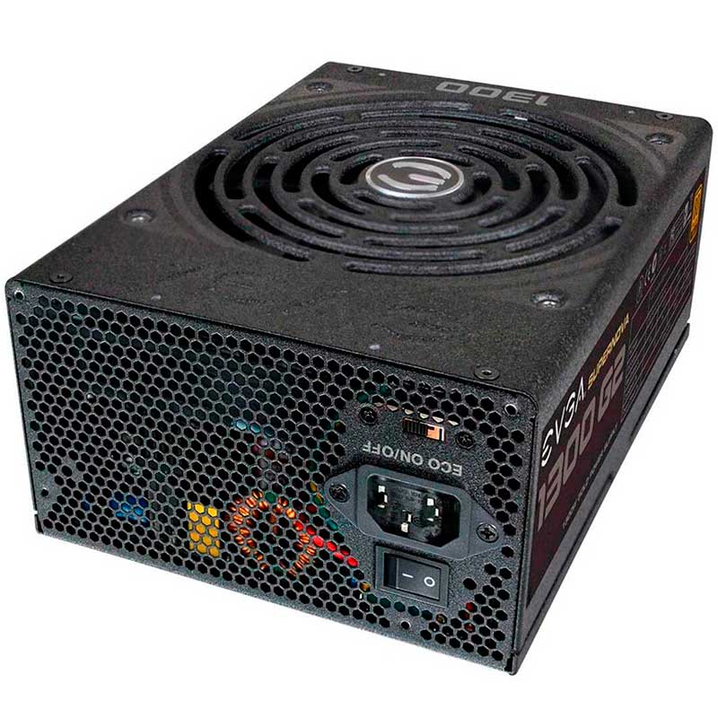 Fuente de Poder PC 1300W Gamer EVGA SuperNOVA 1300 G2 80 Plus Gold Modular 120-G2-1300-XR