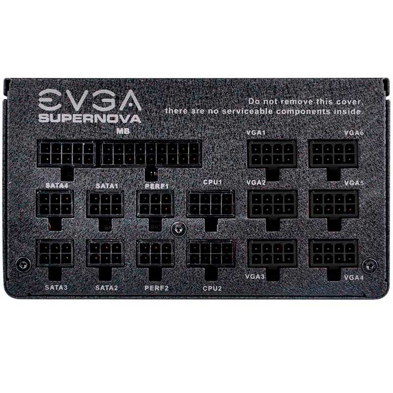 Fuente de Poder PC 1300W Gamer EVGA SuperNOVA 1300 G2 80 Plus Gold Modular 120-G2-1300-XR