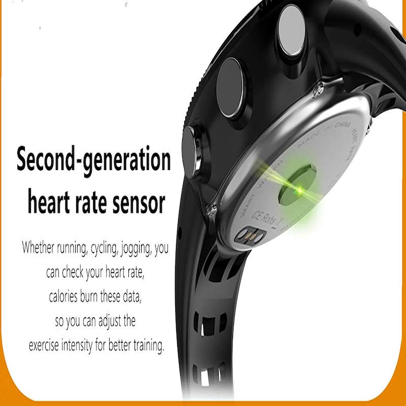 Smartwatch Deportivo F18 GPS IP68 Frecuencia Cardíaca Brújula Notificaciones Verde