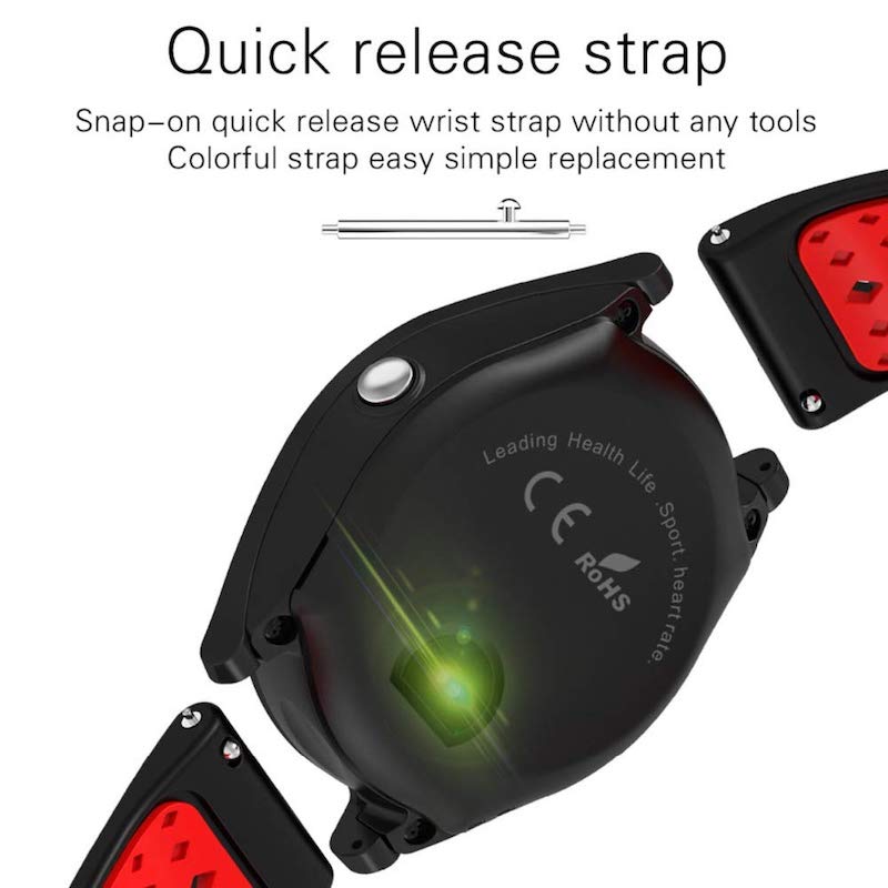 Smartwatch V9 con Función de Teléfono Llama Directamente desde el Reloj Verde