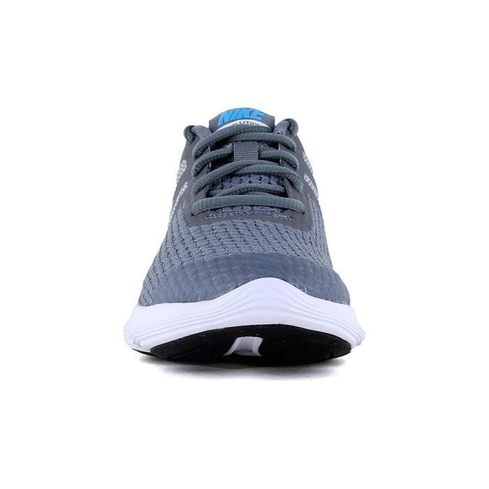 Tenis Nike Revolution 4 Gs Gris/Azul - 943309 014
