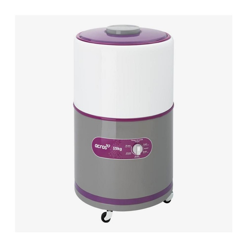 Lavadora Acros ALF1551EG Redonda 15Kg Gris