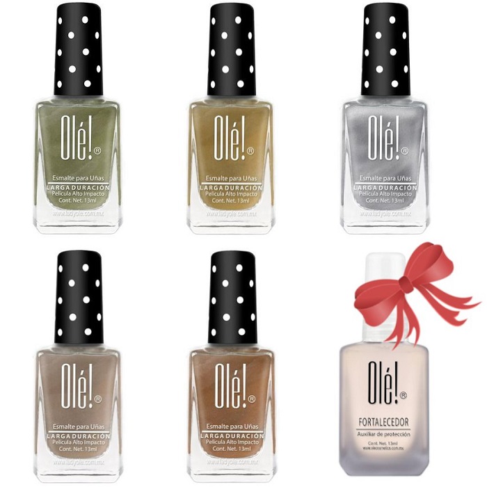 Colección Galactic-5 Esmaltes + 1 Fortalecedor Gratis Olé