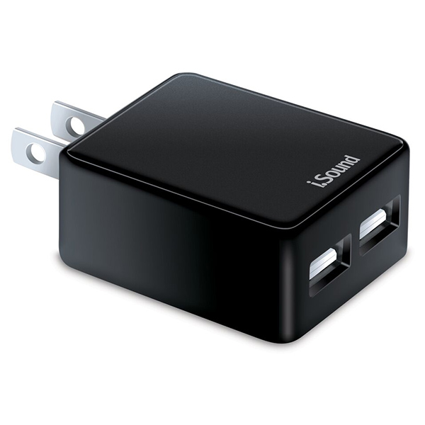 Cargador de Doble USB 2.4 de Pared Con Cable Micro - USB 
