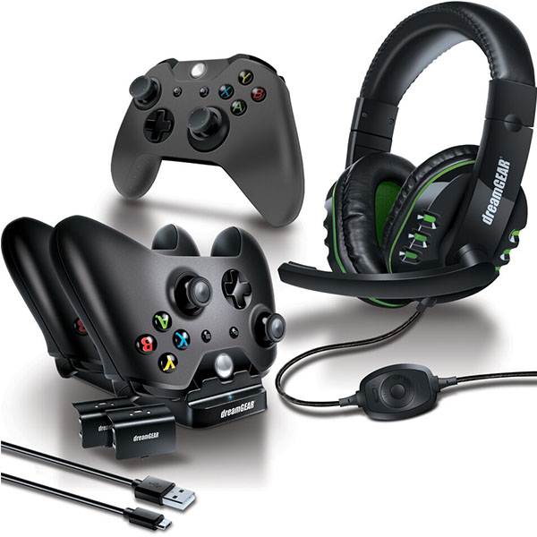 Kit De Accesorios Para Xbox One Gamer's Kit Color Negro