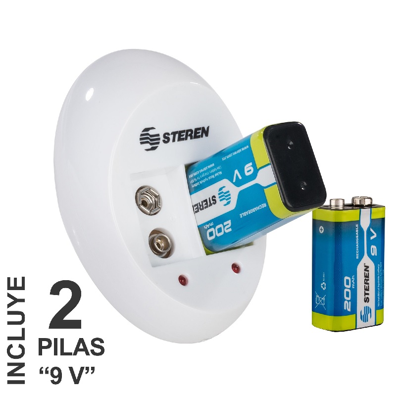 Cargador Pilas Inteligente 9v Incluye 2 Pilas 9v Steren