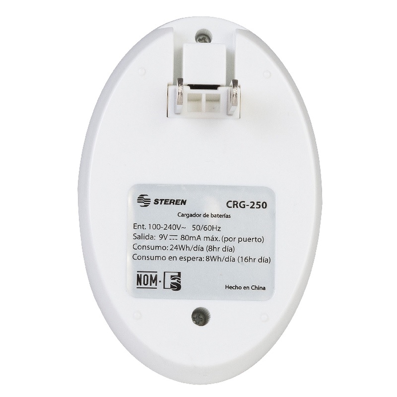 Cargador Pilas Inteligente 9v Incluye 2 Pilas 9v Steren
