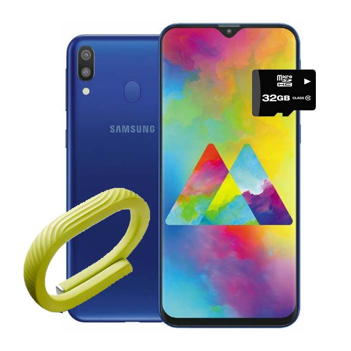 Celular Samsung Galaxy M20 3GB + 32GB Dual Sim + Micro SD 32GB - Azul