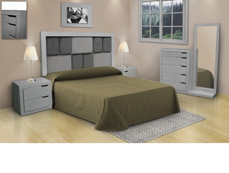 Recamara Belgica KS Gris - Kessa