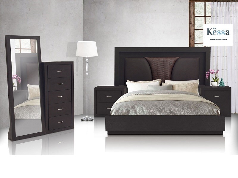 Recamara Baltimore Matrimonial Chocolate - Kessa