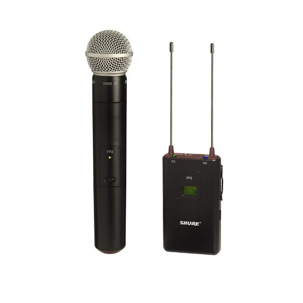 Kit Microfono y Receptor Shure FP25-SM58 Ideal para Videografìa