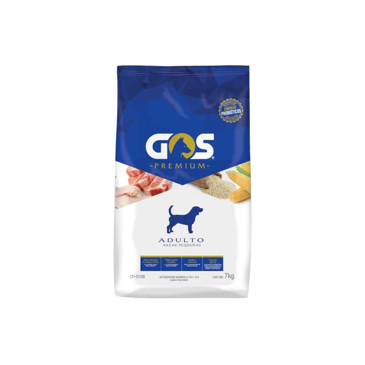 Gos Premium Adulto Razas Pequeñas 7 Kg