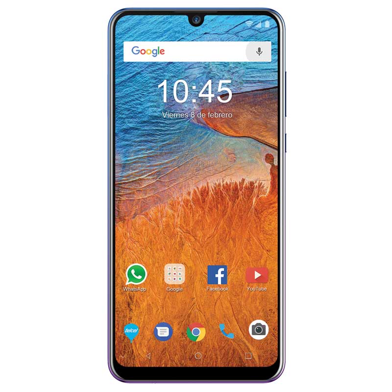 Celular ZTE LTE BLADE V10 64GB Color MORADO Telcel y de regalo una mochila BACK PACK LENOVO