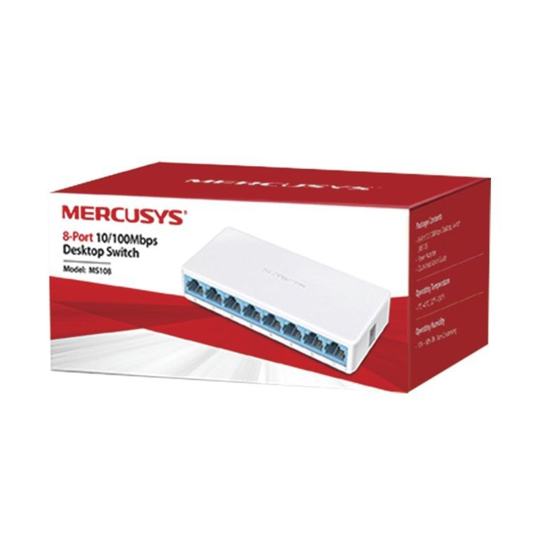 Mercusys Tp-link Switch 8 Puertos 10/100mbs Rj45 Ms108
