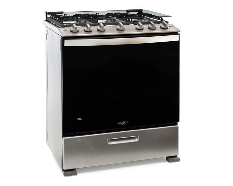 Estufa Whirlpool WFR5000D 30 Pulgadas Acero Gris Capelo de Cristal