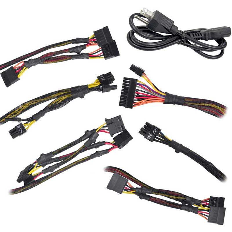 Fuente de Poder PC 600W Gamer EVGA 600 W1 80 Plus White Estandar 100-W1-0600-K1 