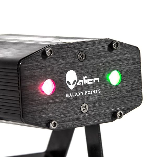 Laser Multipuntos ALIEN GALAXY POINTS Rojo/Verde Audio Ritmico